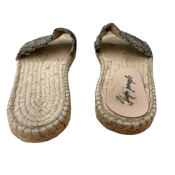 Free People Beach Front Slide Espadrille size 38 - Picture 6 of 7